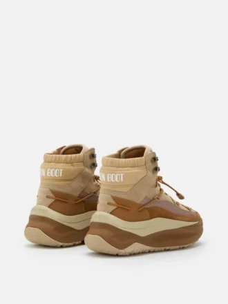 Adidași Moon247 Brown Xlace Mid Sneakersi