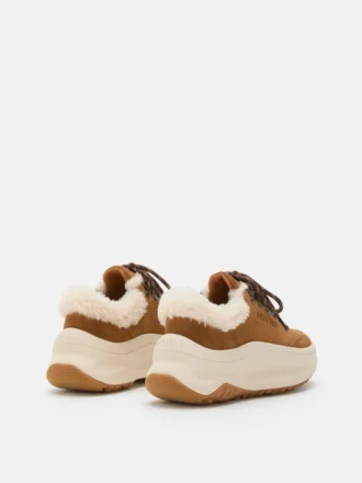 Adidași Moon247 City din piele de oaie maro