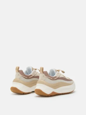 Adidași Moon247 Xlace alb murdar și gri-maro Sneakersi