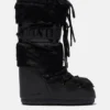 Cizme Icon Black din blană artificială
