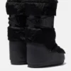 Cizme Icon Black din blană artificială