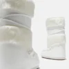 Cizme Icon din blană artificială albă