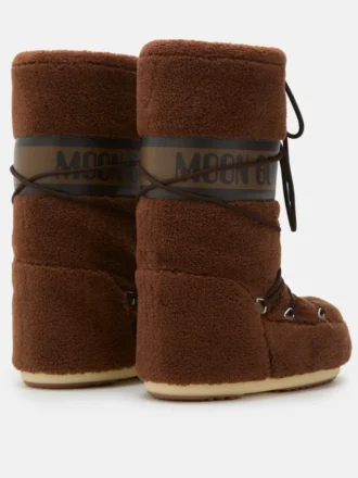Cizme Icon din fleece maro