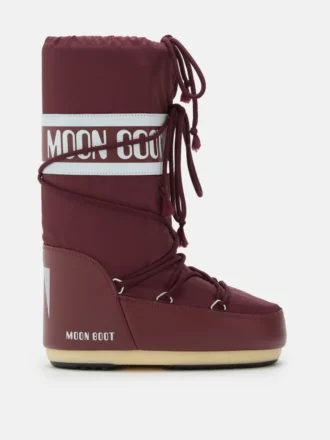 Cizme Icon din nailon, culoare burgund