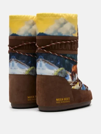 Cizme Moon Boot X Guest in Residence Icon High Postcard Cocoa