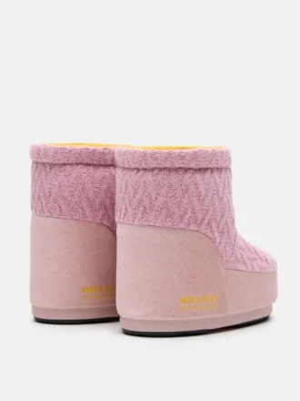 Cizme Moon Boot X Guest in Residence Icon Low No Lace Rose Knit