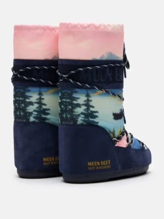Cizme Moon Boot X Guest in Residence Icon Postcard Midnight