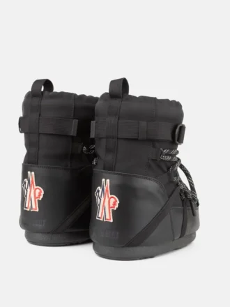 Cizme Moon Boot X Moncler Grenoble Icon Low negre