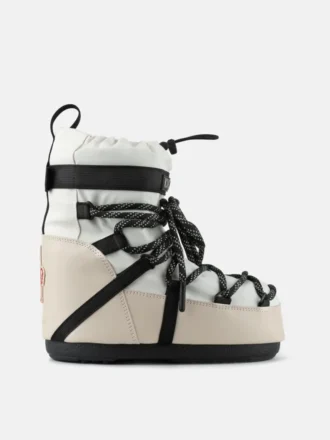 Cizme Moon Boot X Moncler Grenoble Icon Low White