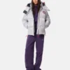 Jacheta matlasată Adidas X Moon Boot argintie Jacheta matlasată Adidas X Moon Boot argintie